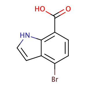 4-溴吲哚-7-甲酸,4-Bromo-1H-indole-7-carboxylic acid