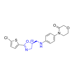 利伐沙班杂质33,(S)-4-(4-(((2-(5-chlorothiophen-2-yl)-4,5-dihydrooxazol-5-yl)methyl)amino)phenyl)morpholin-3-one
