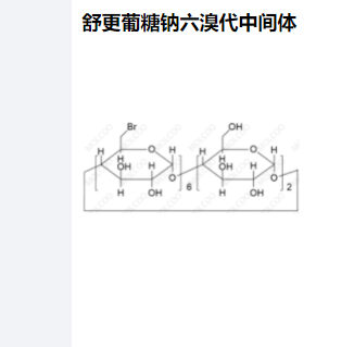 舒更葡糖钠六溴代中间体,Sugammadex sodium hexabromide intermediate