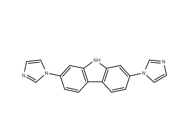 2,7-二(1-咪唑基)咔唑,2,7-di(1H-imidazol-1-yl)-9H-carbazole