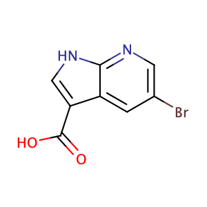 5-溴-1H-吡咯并[2,3-B]吡啶-3-甲酸,5-BROMO-1H-PYRROLO[2,3-B]PYRIDINE-3-CARBOXYLIC ACID