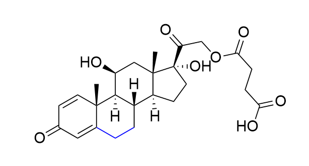 甲泼尼龙杂质21,4-[(11β,17-dihydroxy-3,20-dioxopregna-1,4-dien-21-yl)oxy]-4-oxo butanoic acid