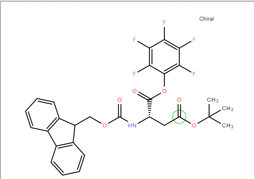 N-芴甲氧羰基-BETA-叔丁基-L-天冬氨酸五氟苯酯,FMOC-ASP(OTBU)-OPFP