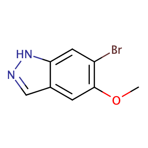 5-甲氧基-6-溴-1H-吲唑,6-Bromo-5-methoxy-1H-indazole