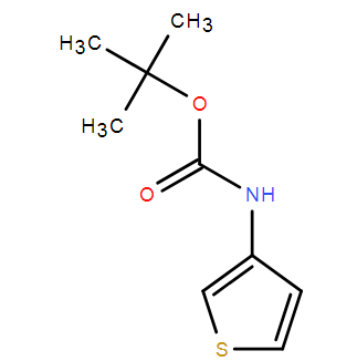 叔丁基N-(3-噻吩基)氨基甲酸,tert-Butylthiophen-3-ylcarbamate