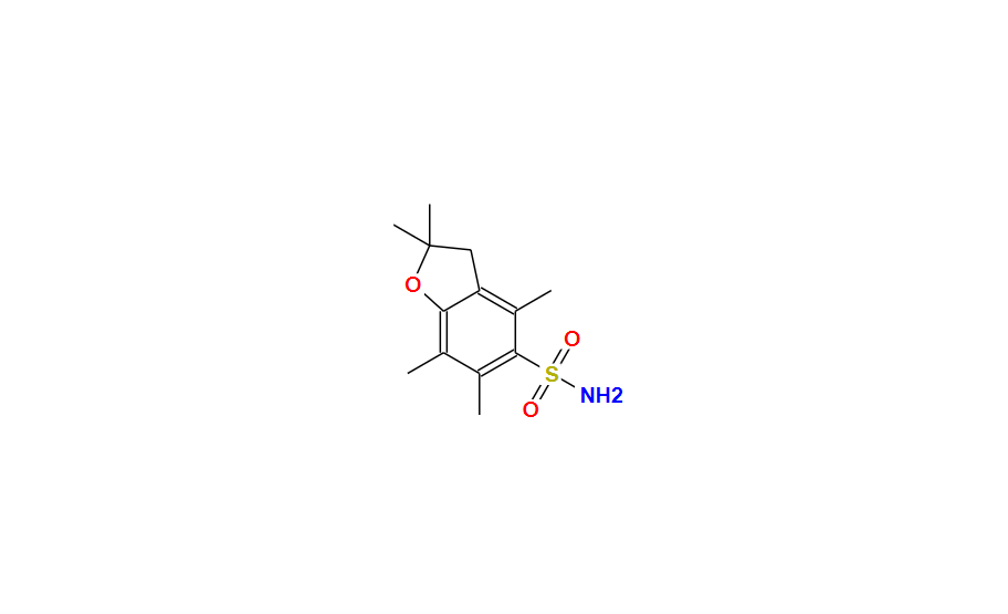 2,2,4,6,7-五甲基二氢苯并呋喃-5-磺酰胺,2,2,4,6,7-PENTAMETHYLDIHYDROBENZOFURAN-5-SULFONAMIDE