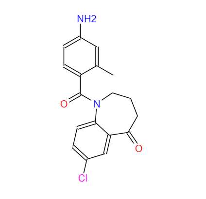 1-(4-氨基-2-甲基苯甲酰基)-7-氯-1,2,3,4-四氢-5H-1-苯并氮杂卓-5-酮,1-(4-Amino-2-methylbenzoyl)-7-chloro-1,2,3,4-tetrahydro-5H-1-benzazepin-5-one