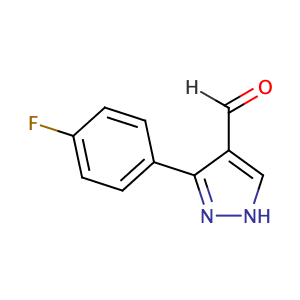 3-(4-氟丙基)-1H-吡唑-4-甲醛,3-(4-Fluorophenyl)-1H-pyrazole-4-carbaldehyde