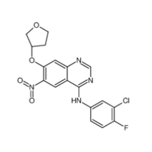 N-(3-氯-4-氟苯基)-6-硝基-7-[[(3S)-四氢-3-呋喃基]氧基]-4-喹唑啉胺