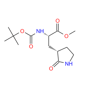 (αS,3S)-α-[[[((1,1-二甲基乙氧基)羰基]氨基]-2-氧代-3-吡咯烷丙酸甲酯,(αS,3S)-α-[(tert-Butyloxycarbonyl)aMino]-2-oxo-3-pyrrolidinepropanoic acid Methyl Ester