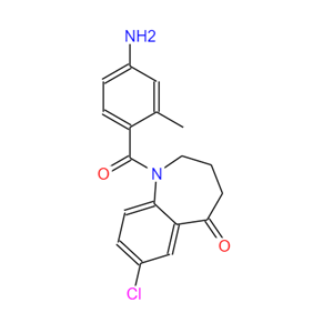 1-(4-氨基-2-甲基苯甲酰基)-7-氯-1,2,3,4-四氢-5H-1-苯并氮杂卓-5-酮,1-(4-Amino-2-methylbenzoyl)-7-chloro-1,2,3,4-tetrahydro-5H-1-benzazepin-5-one