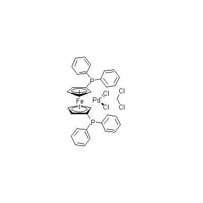 [1,1'-雙(二苯基膦)二茂鐵]二氯化鈀二氯甲烷絡(luò)合物,1,1''''''''''''''''-Bis(diphenylphosphino)ferrocene-palladium(II)dichloride dichloromethane complex