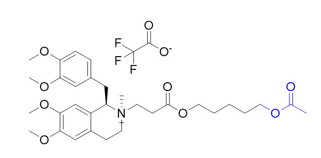 苯磺顺阿曲库铵杂质22,(1R,2R)-2-(3-((5-acetoxypentyl)oxy)-3-oxopropyl)-1-(3,4-dimethoxybenzyl)-6,7-dimethoxy-2-methyl-1,2,3,4-tetrahydroisoquinolin-2-ium