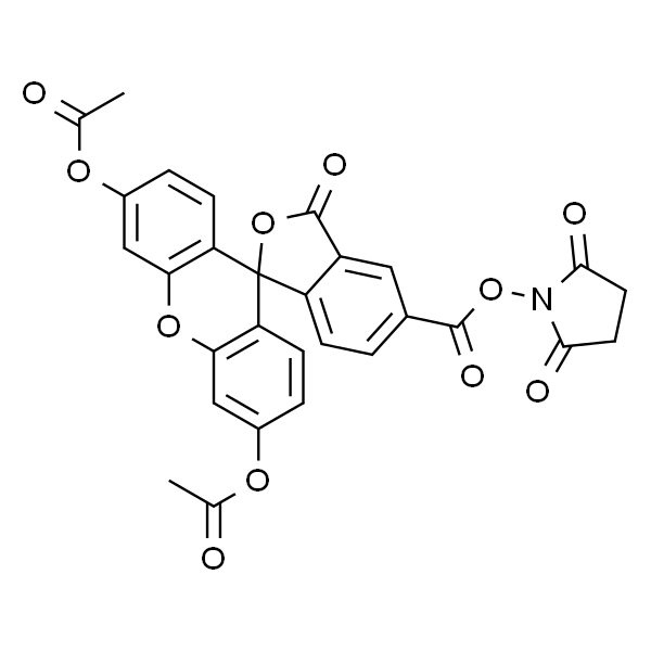 5(6)-羧基二乙酸熒光素琥珀酰亞胺酯,5(6)-Carboxyfluorescein diacetate, succinimidyl ester