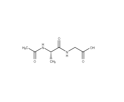 2-[(2S)-2-acetamidopropanamido]acetic acid