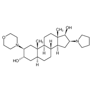 (2b,3a,5a,16b,17b)-2-(4-吗啉基)-16-(1-吡咯烷基)雄甾烷-3,17-二醇,(2b,3a,5a,16b,17b)-2-(4-Morpholinyl)-16-(1-pyrrolidinyl)androstane-3,17-diol