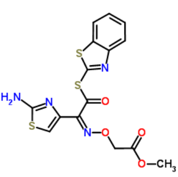 头孢克肟活性酯(甲酯),(S)-2-Benzothiazolyl (Z)-2-(2-aminothiazole-4-yl)-2-methoxycarbonylmethoxyiminothioacetate
