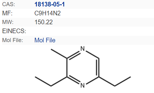 3,5-二乙基-2-甲基-吡嗪,3,5-diethyl-2-methylpyrazine