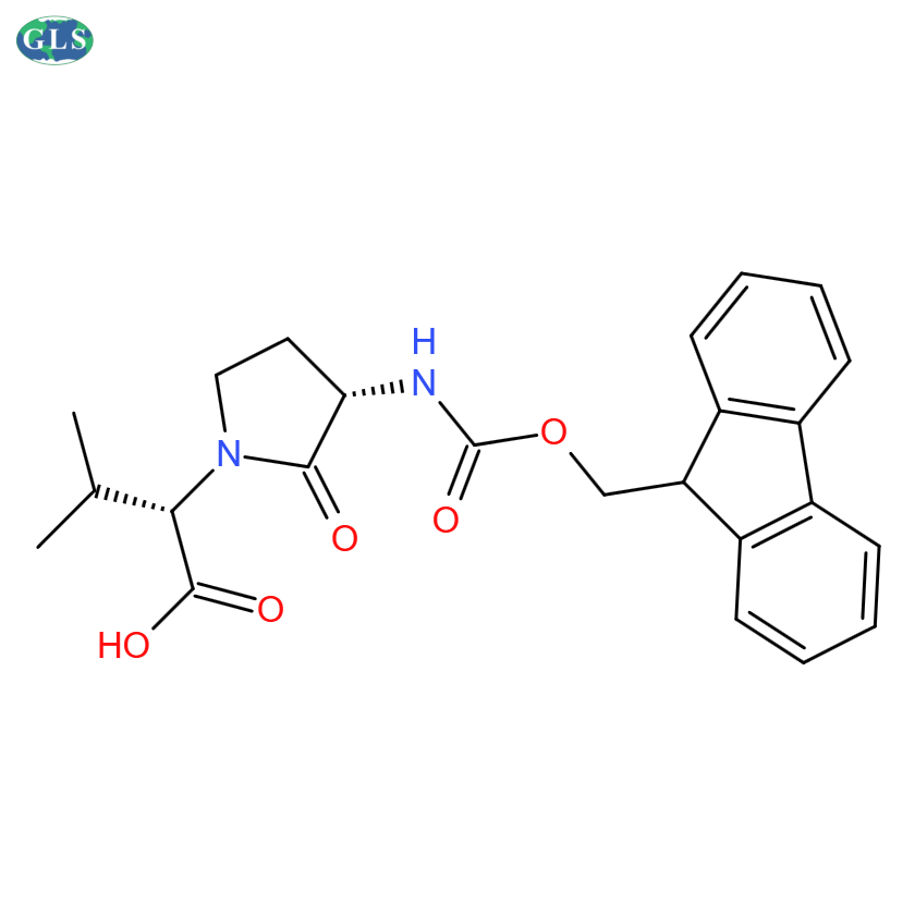 (AS,3R)-3-[[(9H-芴-9-基甲氧基)羰基]氨基]-Α-(2-甲基丙基)-2-氧代-1-吡咯烷基乙酸,Fmoc-Freidinger's Lactam