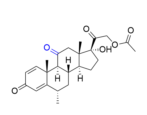 甲泼尼龙杂质15,17-hydroxy-6α-methyl-3,11,20-trioxopregna-1,4-dien-21- yl acetate