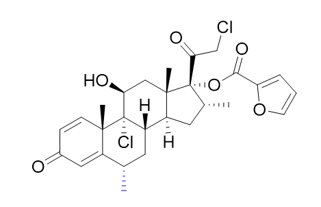 糠酸莫米松杂质09,9,21-dichloro-11β-hydroxy-6α,16α-dimethyl-3,20-dioxopregna-1,4- dien-17-yl furan-2-carboxylate