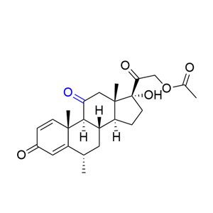 甲泼尼龙杂质15,17-hydroxy-6α-methyl-3,11,20-trioxopregna-1,4-dien-21- yl acetate