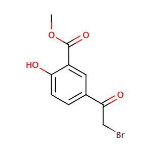 5-(2-溴乙酰基)-2-羟基苯甲酸甲酯,Methyl 5-(2-bromoacetyl)-2-hydroxybenzoate
