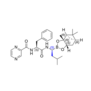 硼替佐米杂质16,N-((S)-1-(((S)-3-methyl-1-((3aR,4R,6R,7aS)-3a,5,5-trimethylhexahydro-4,6-methanobenzo[d][1,3,2]dioxaborol-2-yl)butyl)amino)-1-oxo-3- phenylpropan-2-yl)pyrazine-2-carboxamide