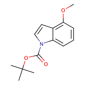 N-Boc-4-甲氧基吲哚,tert-Butyl 4-methoxy-1H-indole-1-carboxylate