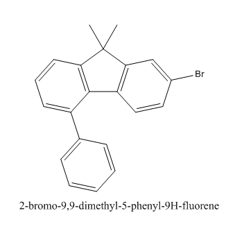 2-溴-9,9-二甲基-5-苯基-9H-芴,2-bromo-9,9-dimethyl-5-phenyl-9H-fluorene