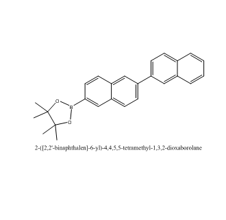 6-（2,2’-雙萘）硼酸頻哪醇酯,2-([2,2'-binaphthalen]-6-yl)-4,4,5,5-tetramethyl-1,3,2-dioxaborolane