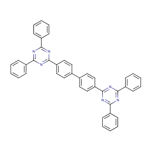 4,4''-双(4,6-二苯基-1,3,5-三嗪-2-基)联苯,4,4'-bis(4,6-diphenyl-1,3,5-triazin-2-yl)biphenyl