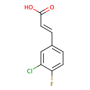 3-氯-4-氟肉桂酸