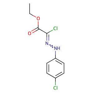 (4-氯苯基)肼基]氯乙酸乙酯,Ethyl 2-chloro-2-(2-(4-chlorophenyl)hydrazono)acetate