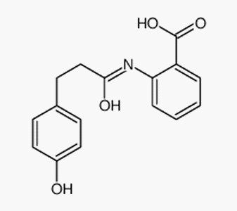 二氢燕麦生物碱,2-(3-(4-hydroxyphenyl)propanamido)benzoic acid