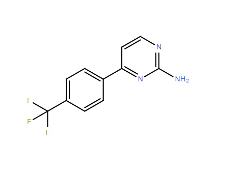 4-(4-(三氟甲基)苯基)嘧啶-2-胺,2-Amino-4-(4-trifluoromethylphenyl)pyrimidine