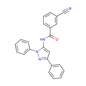 3-氰基-N-(1,3-二苯基吡唑-5-基)苯甲酰胺,CDPPB