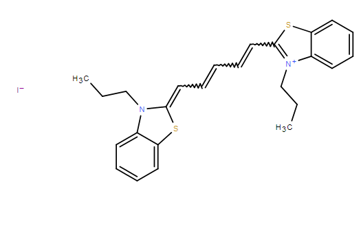 碘化-3,3ˊ-二丙基硫雜二羰花青,3,3'-Dipropylthiadicarbocyanine Iodide