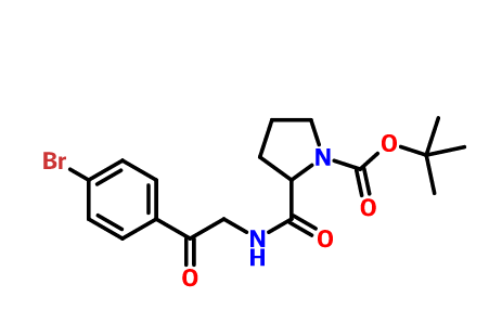 (S)-2-(5-(4-溴苯基)-1H-咪唑-2-基)吡咯烷-1-羧酸叔丁酯,(S)-tert-butyl 2-(5-(4-broMophenyl)-1h-iMidazol-2-yl)pyrrolidine-1-carboxylate