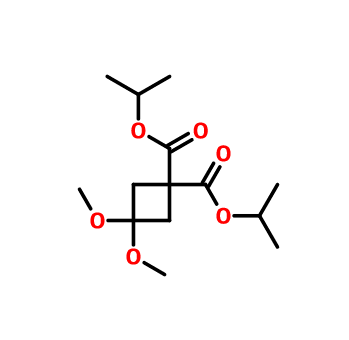 3,3-二甲氧基环丙烷-1,1-二甲酸异丙酯,Diisopropyl 3,3-dimethoxycyclobutane-1,1-dicarboxylate