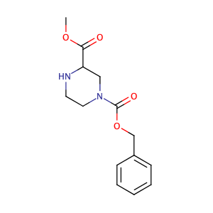 N-4-Cbz-哌嗪-2-甲酸甲酯,1-Benzyl 3-methyl piperazine-1,3-dicarboxylate