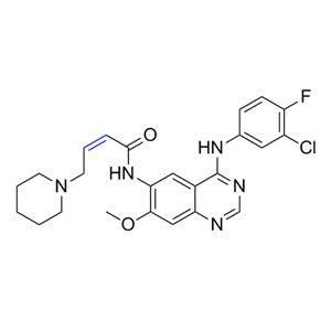 达克替尼杂质01,(Z)-N-(4-((3-chloro-4-fluorophenyl)amino)-7-methoxyquinazolin-6-yl)-4-(piperidin-1-yl)but-2-enamide