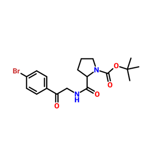 (S)-2-(5-(4-溴苯基)-1H-咪唑-2-基)吡咯烷-1-羧酸叔丁酯