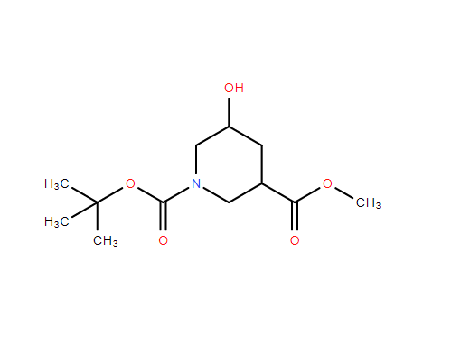 1-Boc-5-羟基-3-哌啶甲酸甲酯,Methyl 1-Boc-5-hydroxypiperidine-3-carboxylate