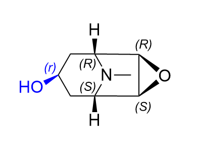噻托溴铵杂质06,(1R,2R,4S,5S,7r)-9-methyl-3-oxa-9-azatricyclo[3.3.1.02,4]nonan-7-ol