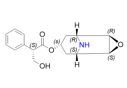 噻托溴铵杂质15,(1R,2R,4S,5S,7s)-3-oxa-9-azatricyclo[3.3.1.02,4]nonan-7-yl (S)-3-hydroxy-2-phenylpropanoate