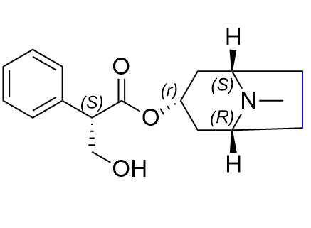 噻托溴铵杂质16,(1R,3r,5S)-8-methyl-8-azabicyclo[3.2.1]octan-3-yl (S)-3-hydroxy-2-phenylpropanoate