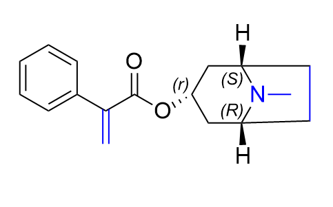 噻托溴铵杂质18,(1R,3r,5S)-8-methyl-8-azabicyclo[3.2.1]octan-3-yl 2-phenylacrylate