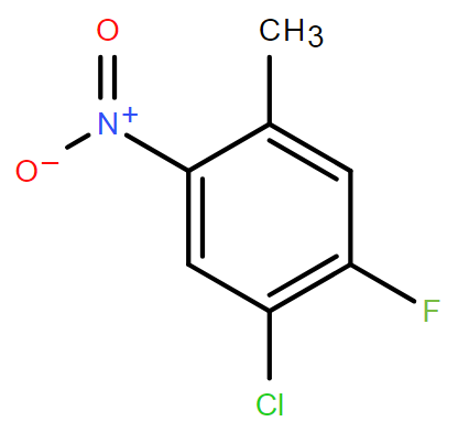 2-硝基-4-氯-5-氟甲苯,1-Chloro-2-fluoro-4-methyl-5-nitrobenzene