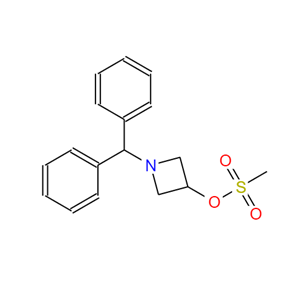 1-二苯甲基-3-甲烷磺酸氮杂环丁烷,1-(Diphenylmethyl)-3-azetidinyl methanesulfonate
